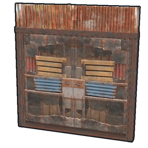 how to get sheet metal in rust|rust metal door durability.